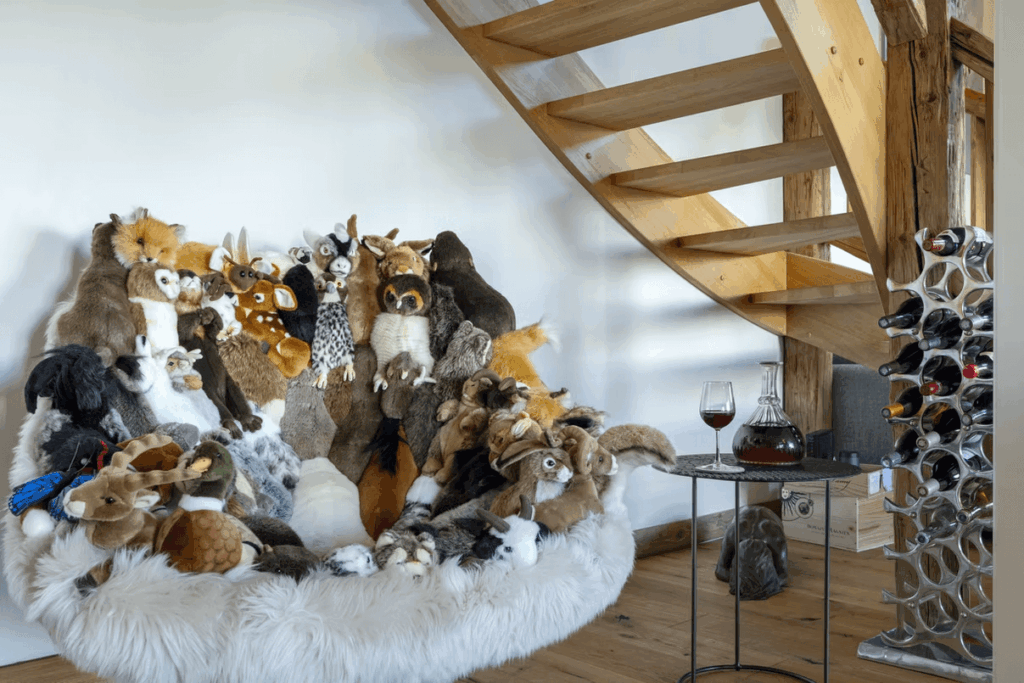 designer forest animal chair