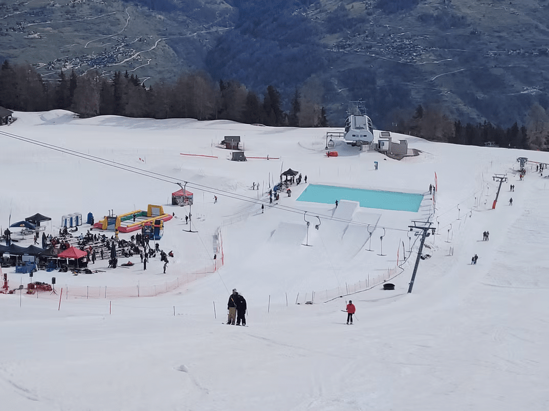 freestyle jump competition at easter